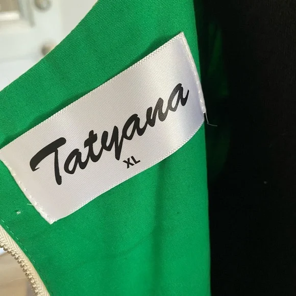 🦄 ALERT 🚨 TATYANA SHIRLEE TEGGE SWING RETRO VINTAGE FLORAL DRESS - Picture 11 of 11